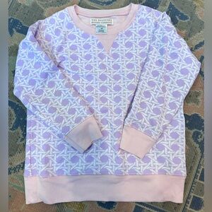 The Beaufort Bonnet Company Lavender Print Sweatshirt 4T